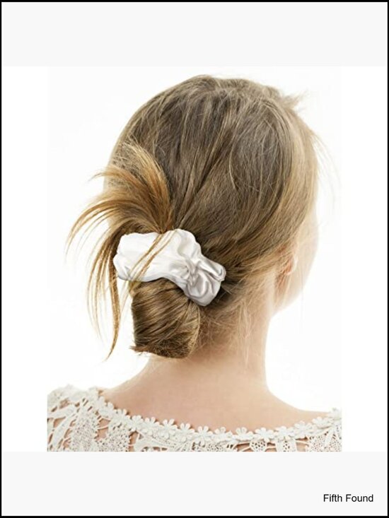 100% Mulberry Silk Hair Scrunchies - Pack of 3 main image 4